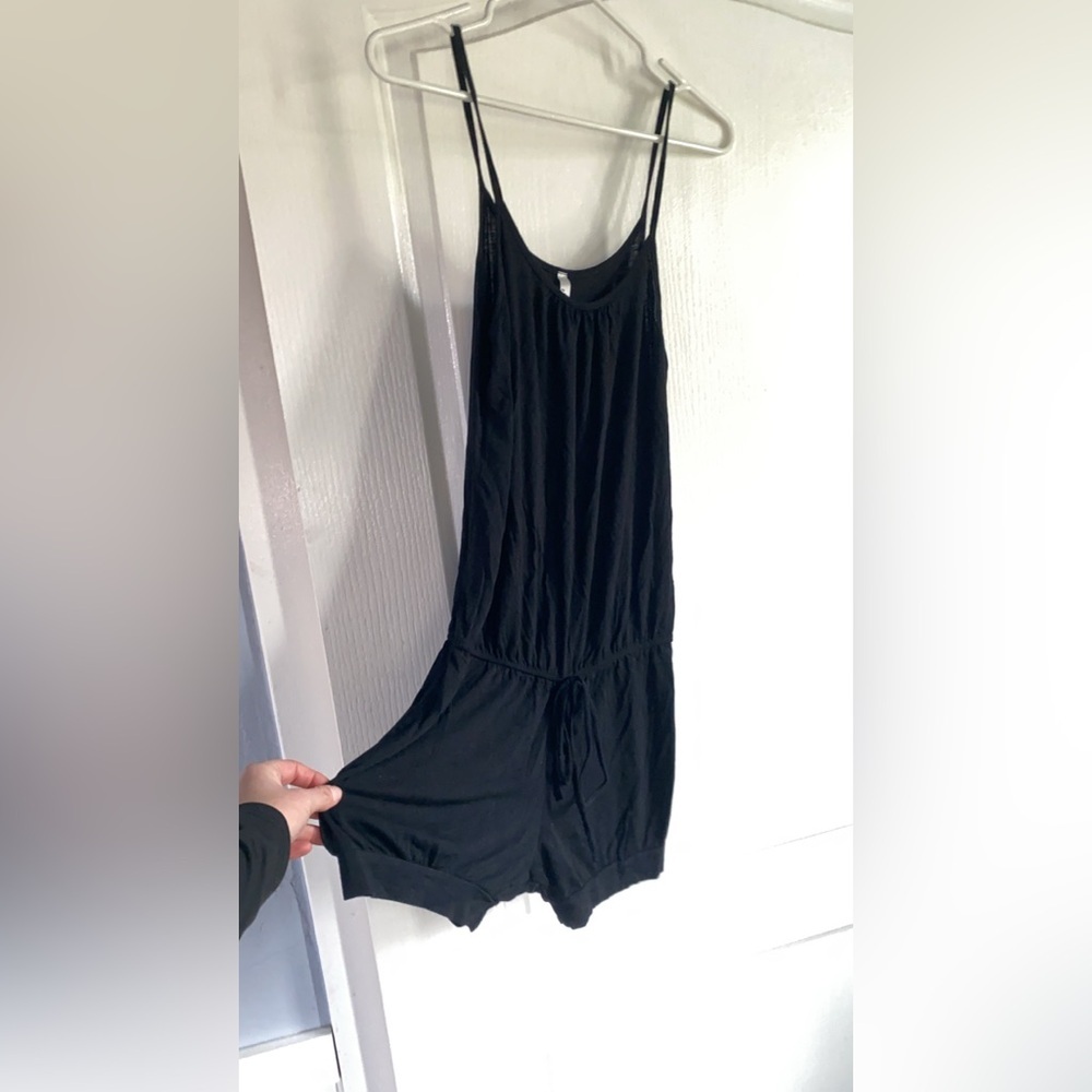 Black Sleeveless Jumpsuit